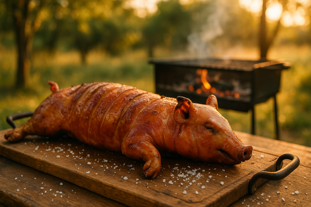 Spanferkel grillen: So bereitest du zu Hause ein herrlich zartes und knuspriges Spanferkel zu