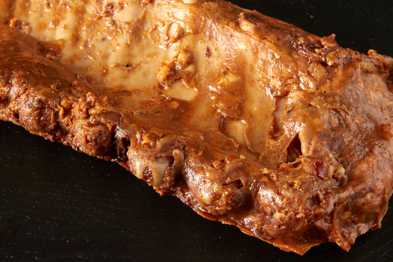 Langsam gegarte Spareribs