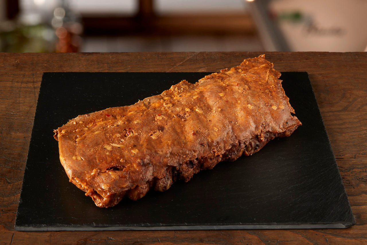 Langsam gegarte Spareribs
