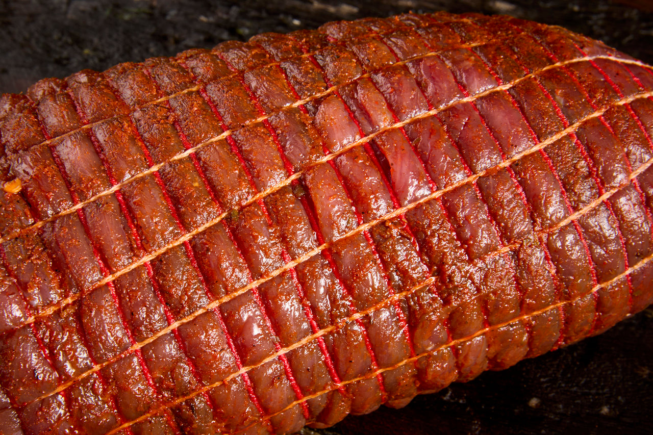 Gefüllter Wildrollbraten