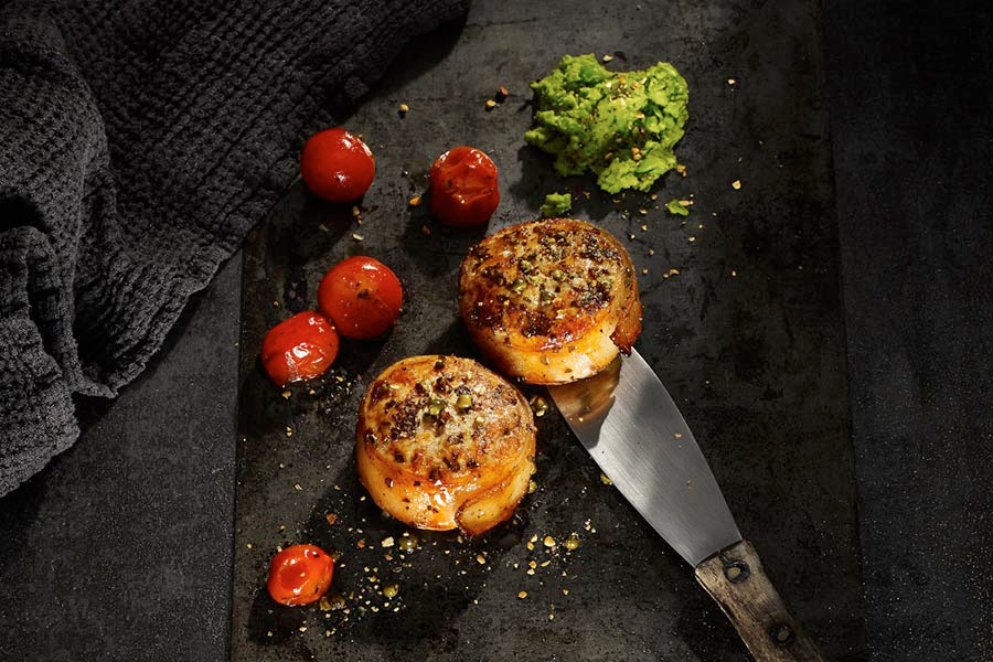 Putenfilet Tournedos mit Katenspek Europa