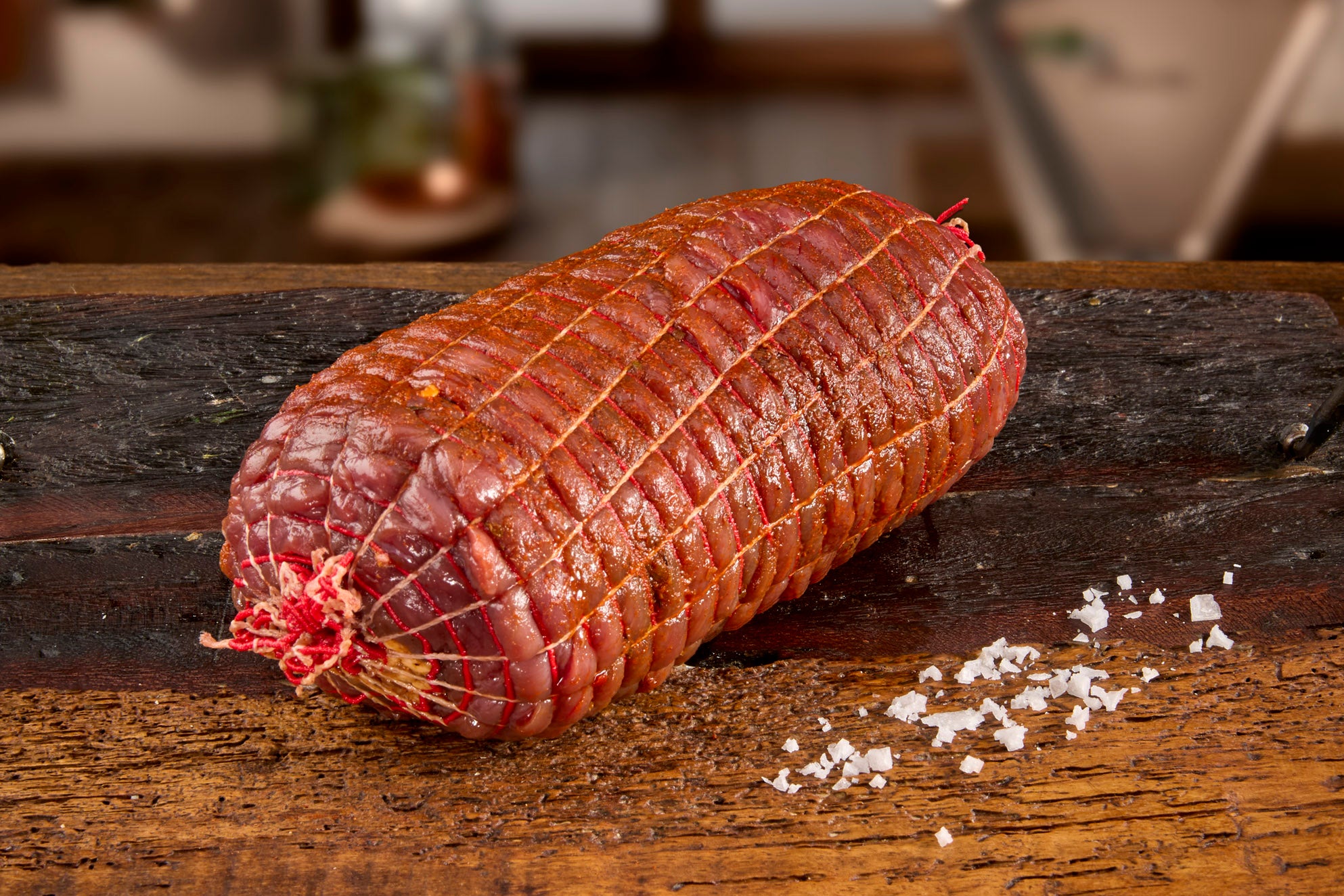 Gefüllter Wildrollbraten