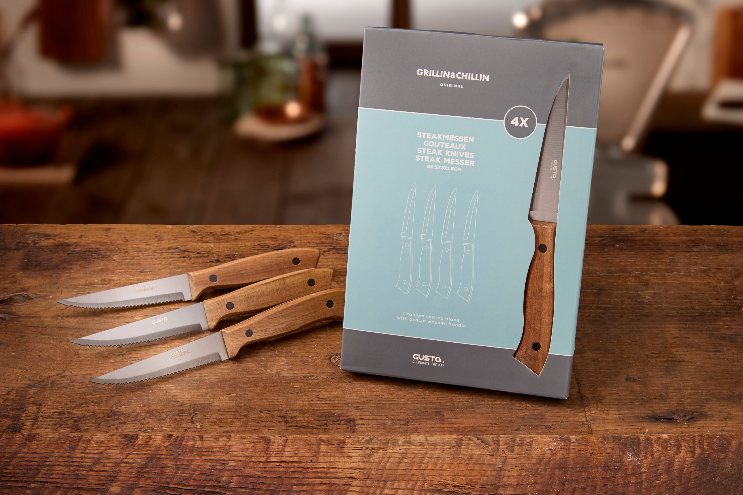 Steak-Messer (4 Stück)