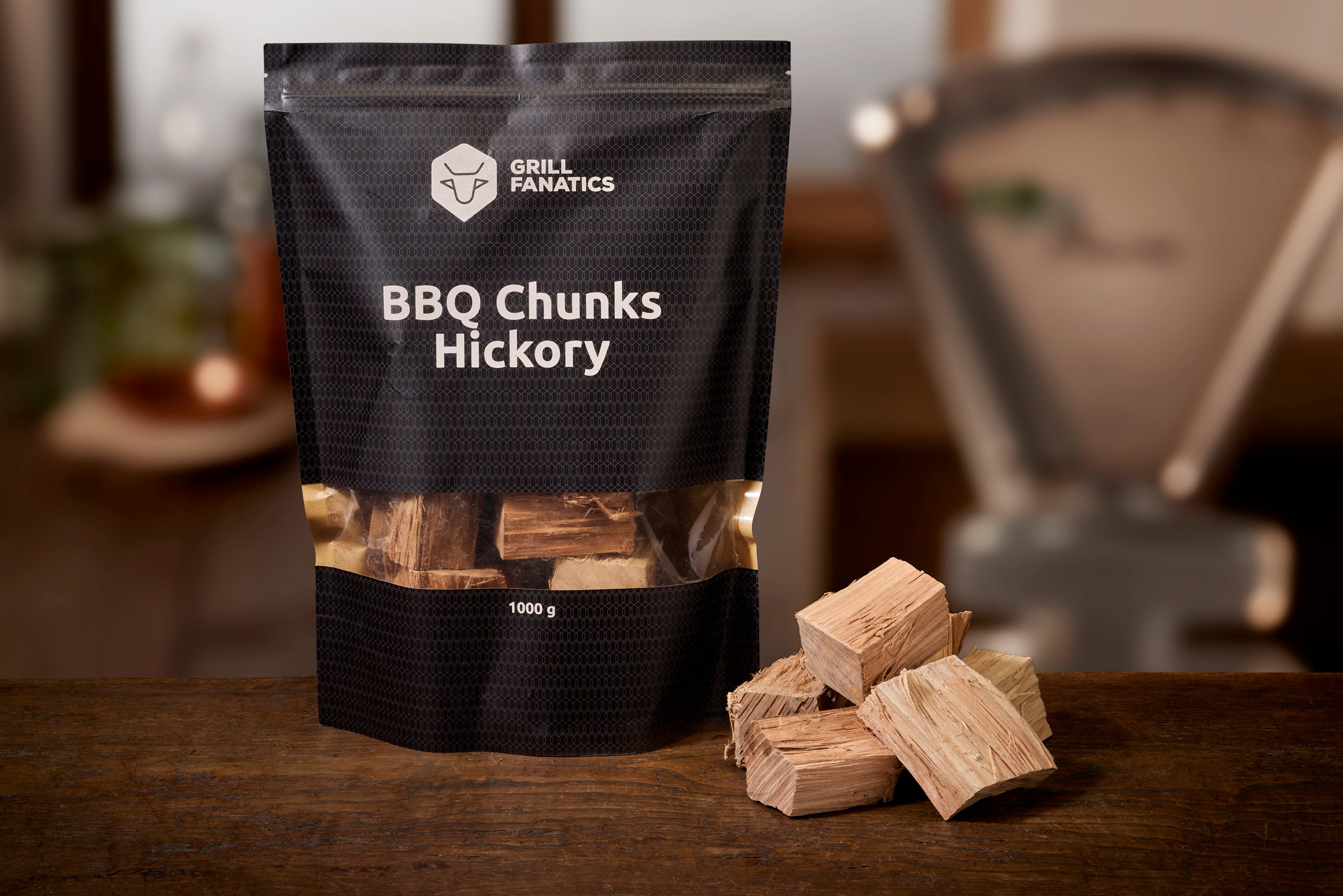 Räucherchunks Hickoryholz