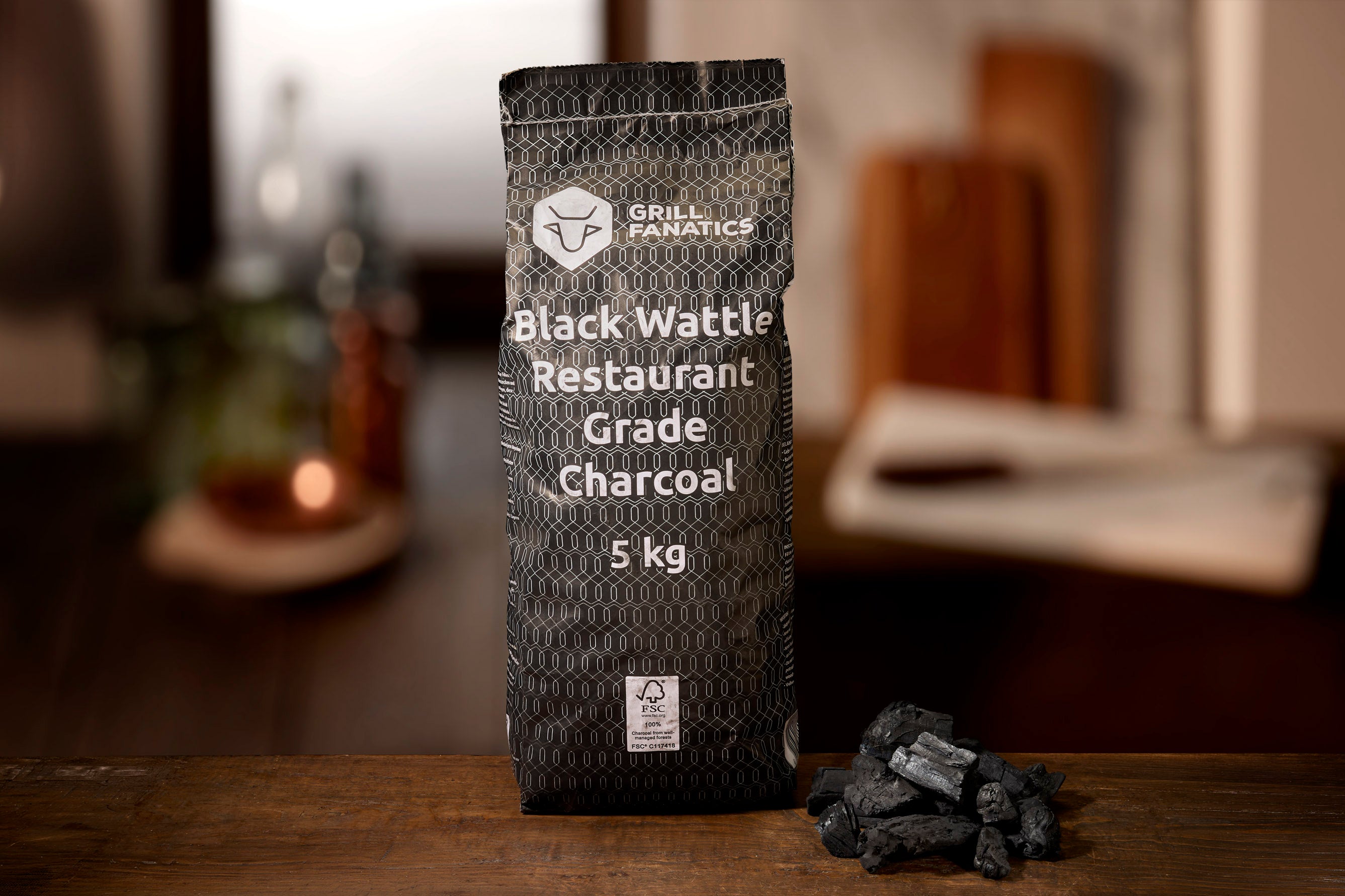 Black Wattle Holzkohle