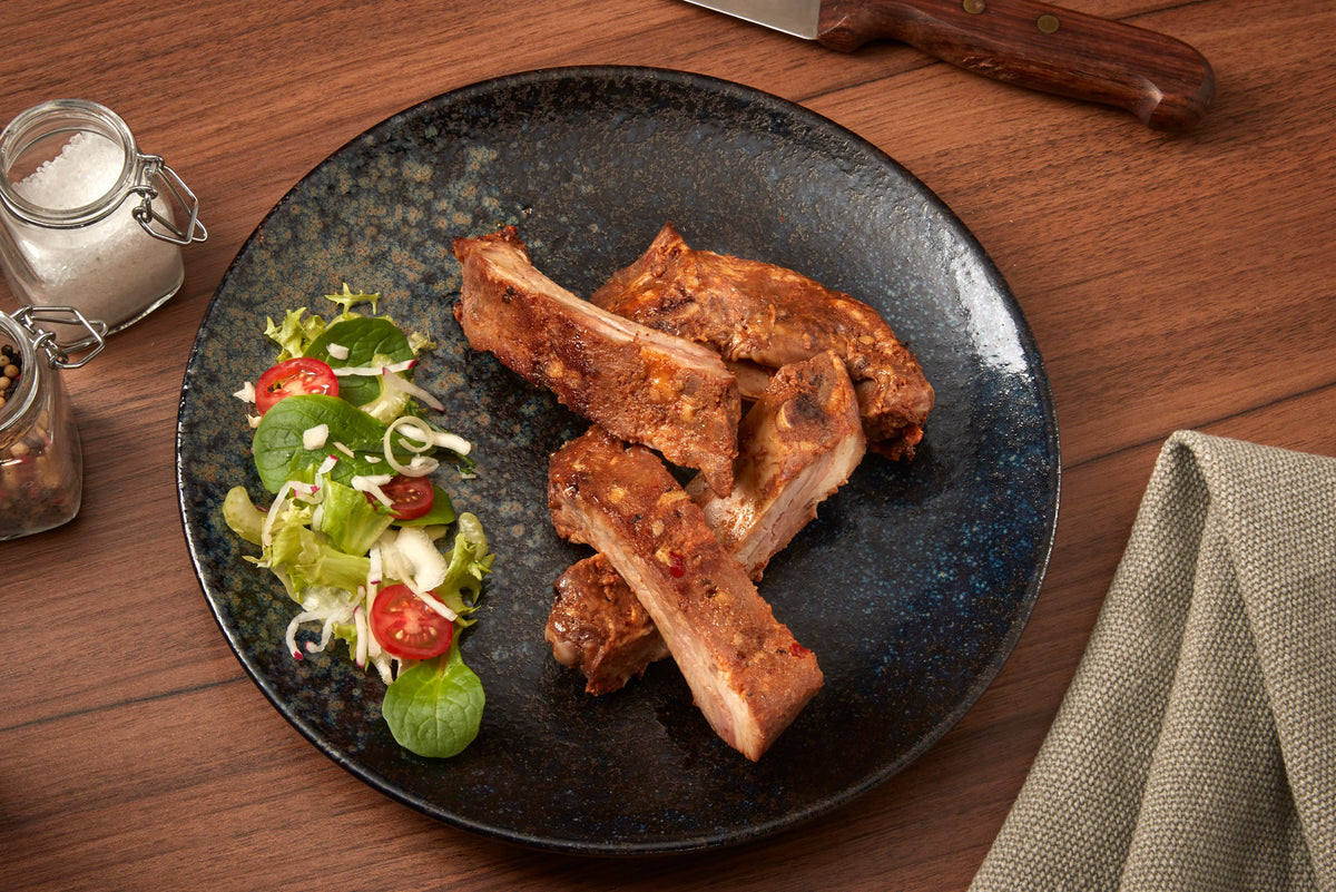 Langsam gegarte Spareribs